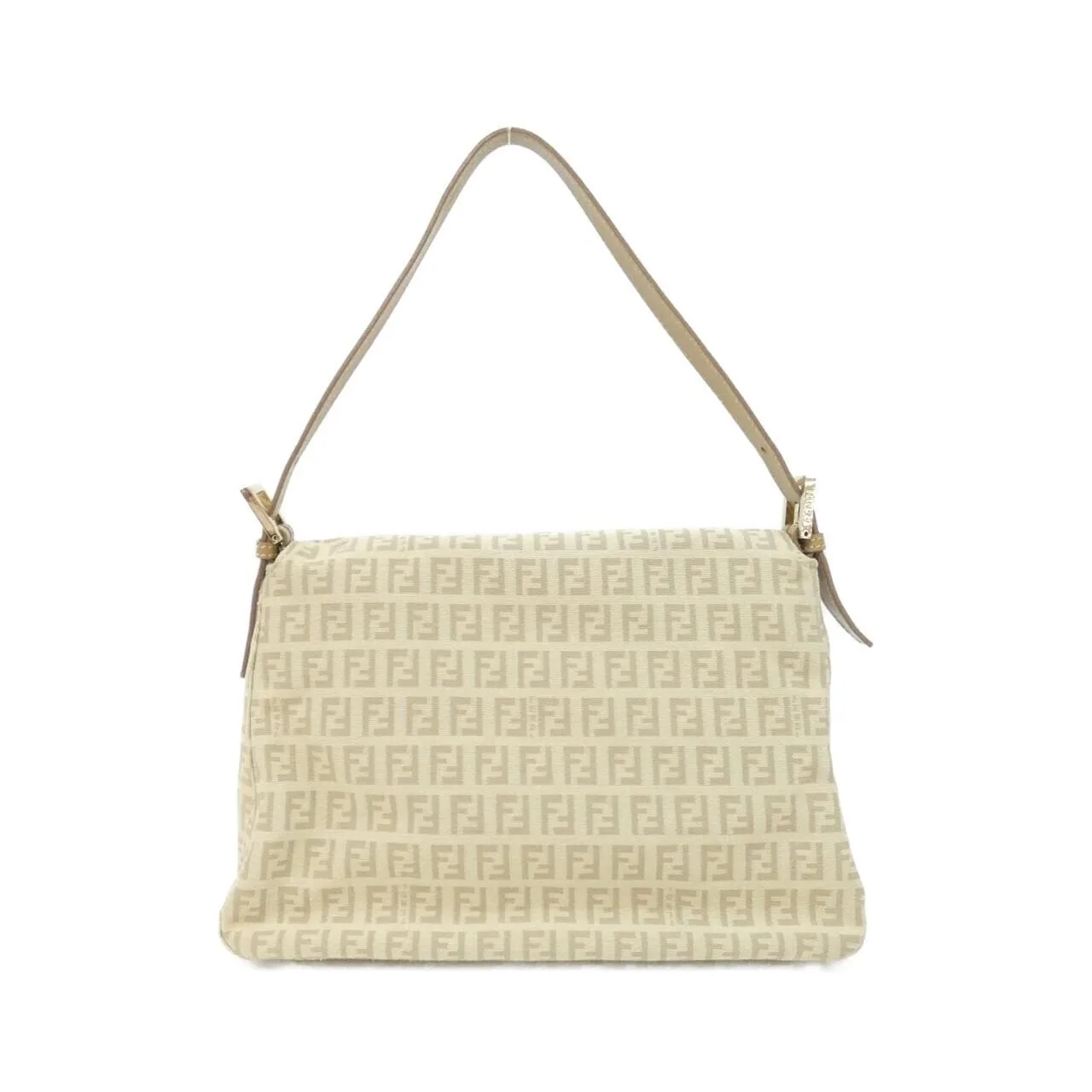 FENDI Baguette 8BR001 LPN Shoulder Canvas Beige Canvas Rank A - Thumbnail 2