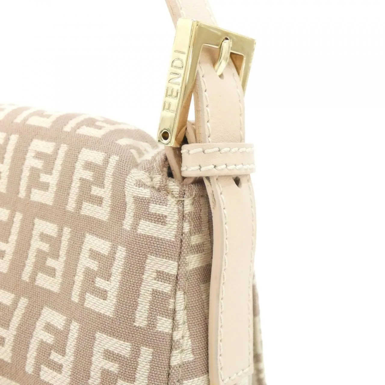 FENDI Baguette 8BR001 LPN Shoulder Canvas Black Canvas Rank A - Thumbnail 4