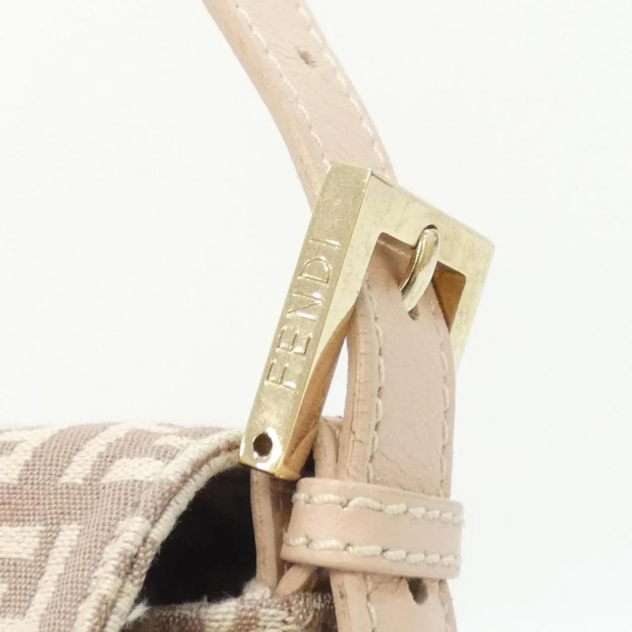 FENDI Baguette 8BR001 LPN Shoulder Canvas Black Canvas Rank A - Thumbnail 5