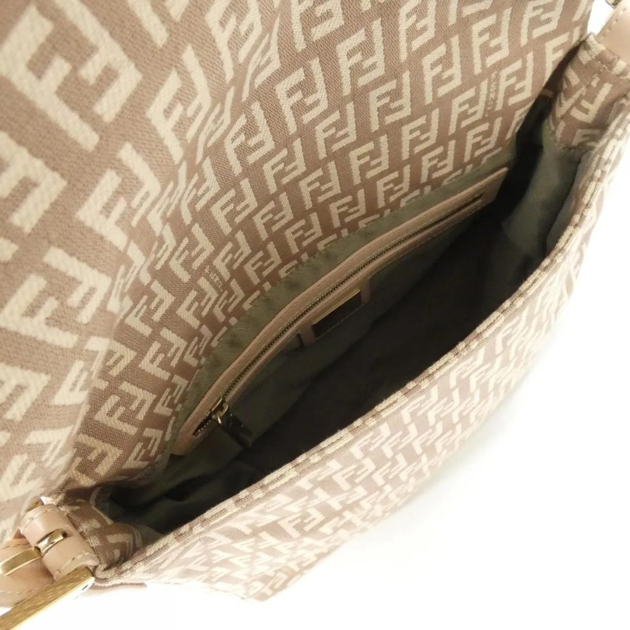 FENDI Baguette 8BR001 LPN Shoulder Canvas Black Canvas Rank A - Thumbnail 8