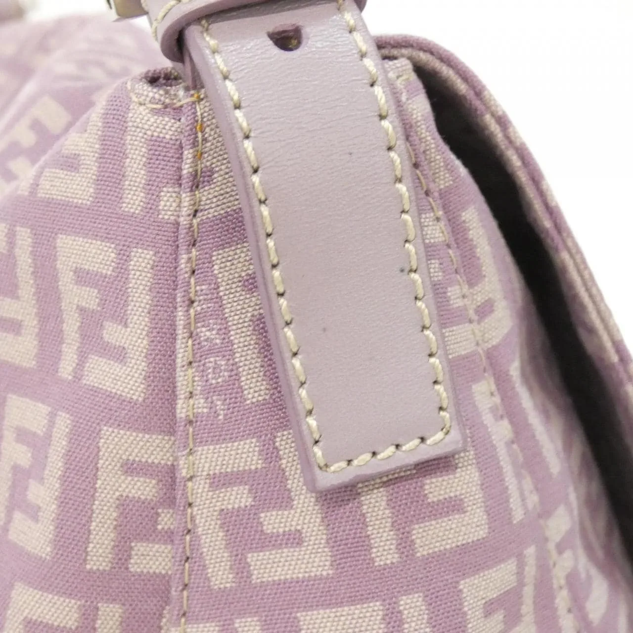 FENDI Baguette 8BR001 KU7 Shoulder Canvas Purple Canvas Rank A - Thumbnail 5