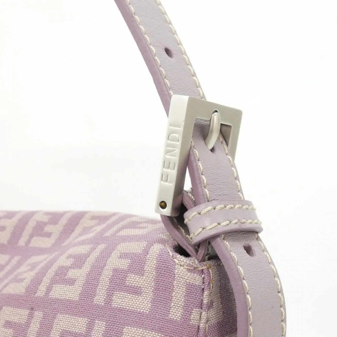 FENDI Baguette 8BR001 KU7 Shoulder Canvas Purple Canvas Rank A - Thumbnail 6