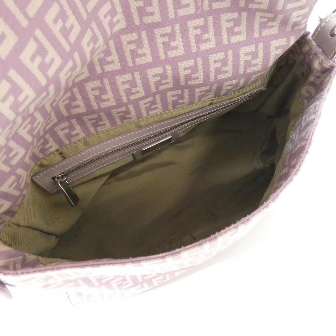FENDI Baguette 8BR001 KU7 Shoulder Canvas Purple Canvas Rank A - Thumbnail 9