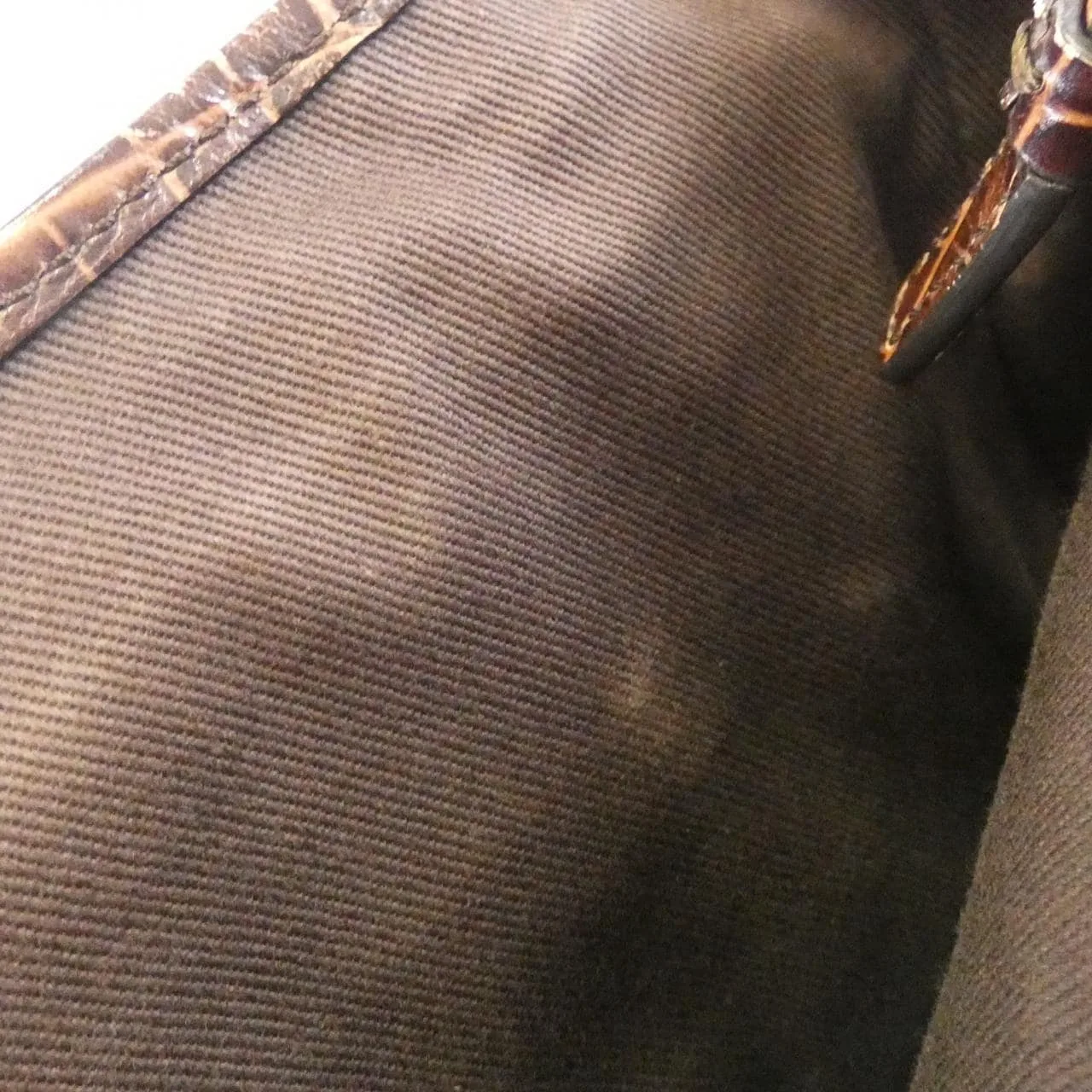 CELINE Boogie Handbag Canvas Brown Canvas Rank B - Thumbnail 8