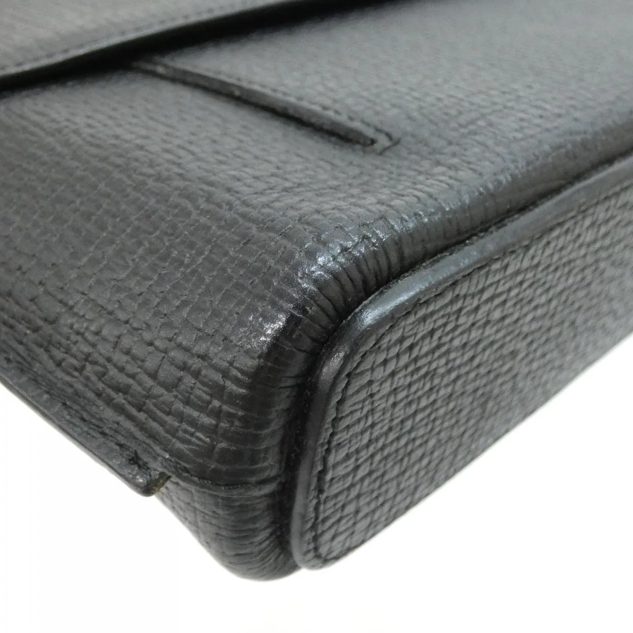 LOEWE Shoulder Leather Black Leather Rank A - Thumbnail 3