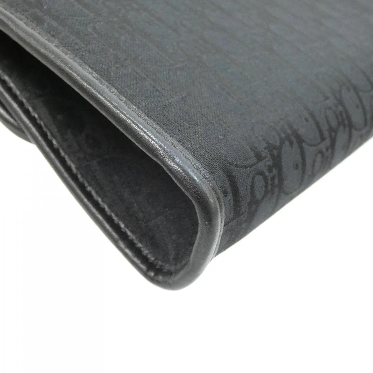 DIOR Shoulder Canvas 黑色 帆布 中古品A - 縮圖 3