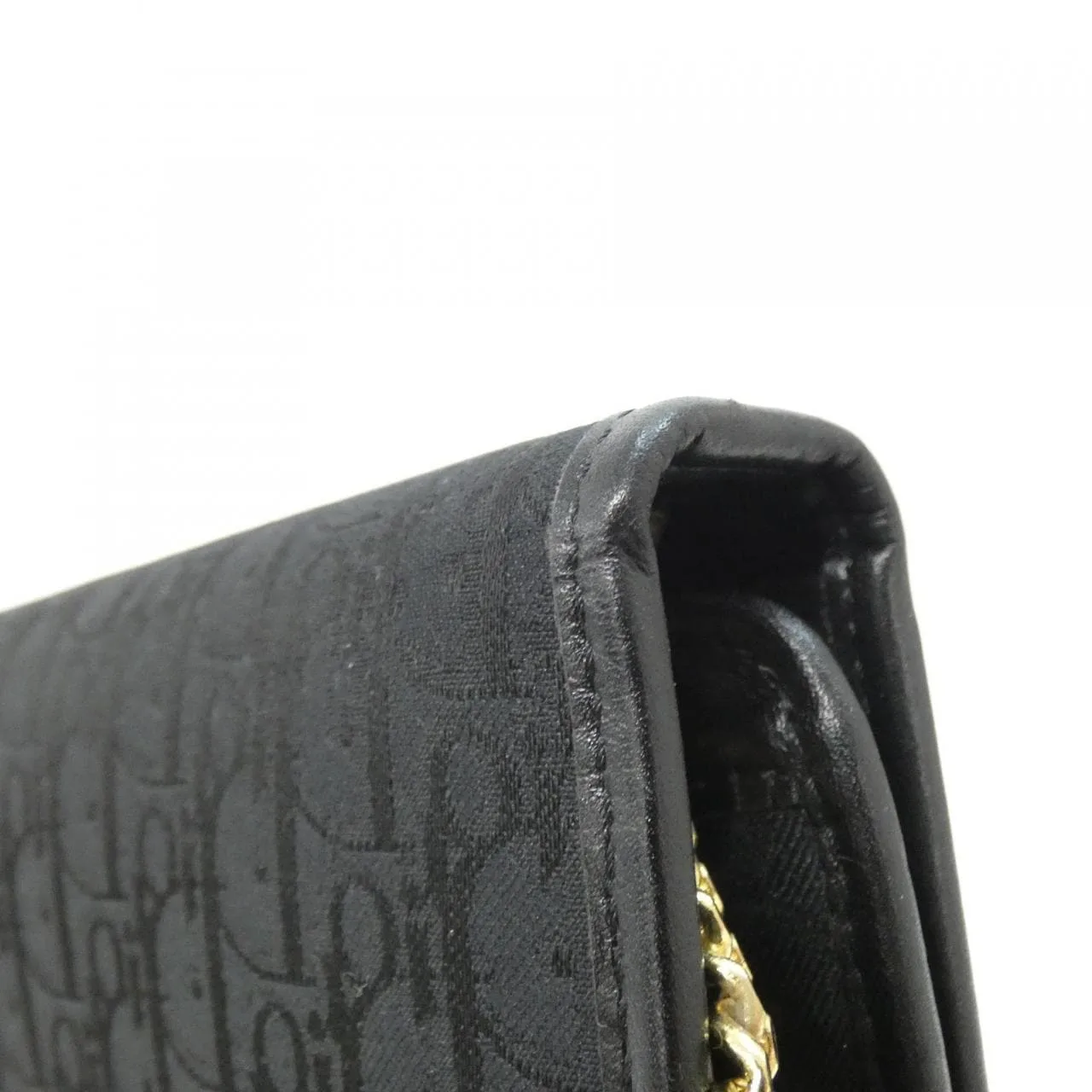 DIOR Shoulder Canvas 黑色 帆布 中古品A - 縮圖 6