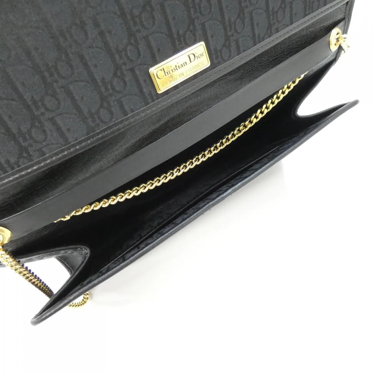 DIOR Shoulder Canvas 黑色 帆布 中古品A - 縮圖 8