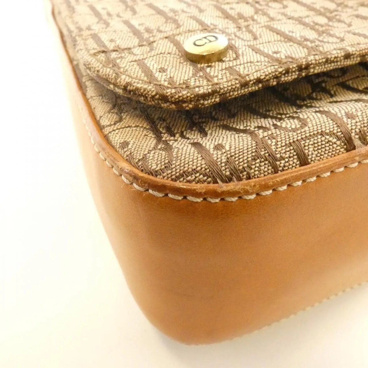 DIOR Shoulder Canvas 米色 帆布 中古品B - 縮圖 4