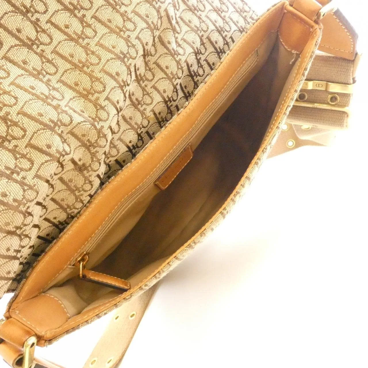DIOR Shoulder Canvas 米色 帆布 中古品B - 縮圖 8