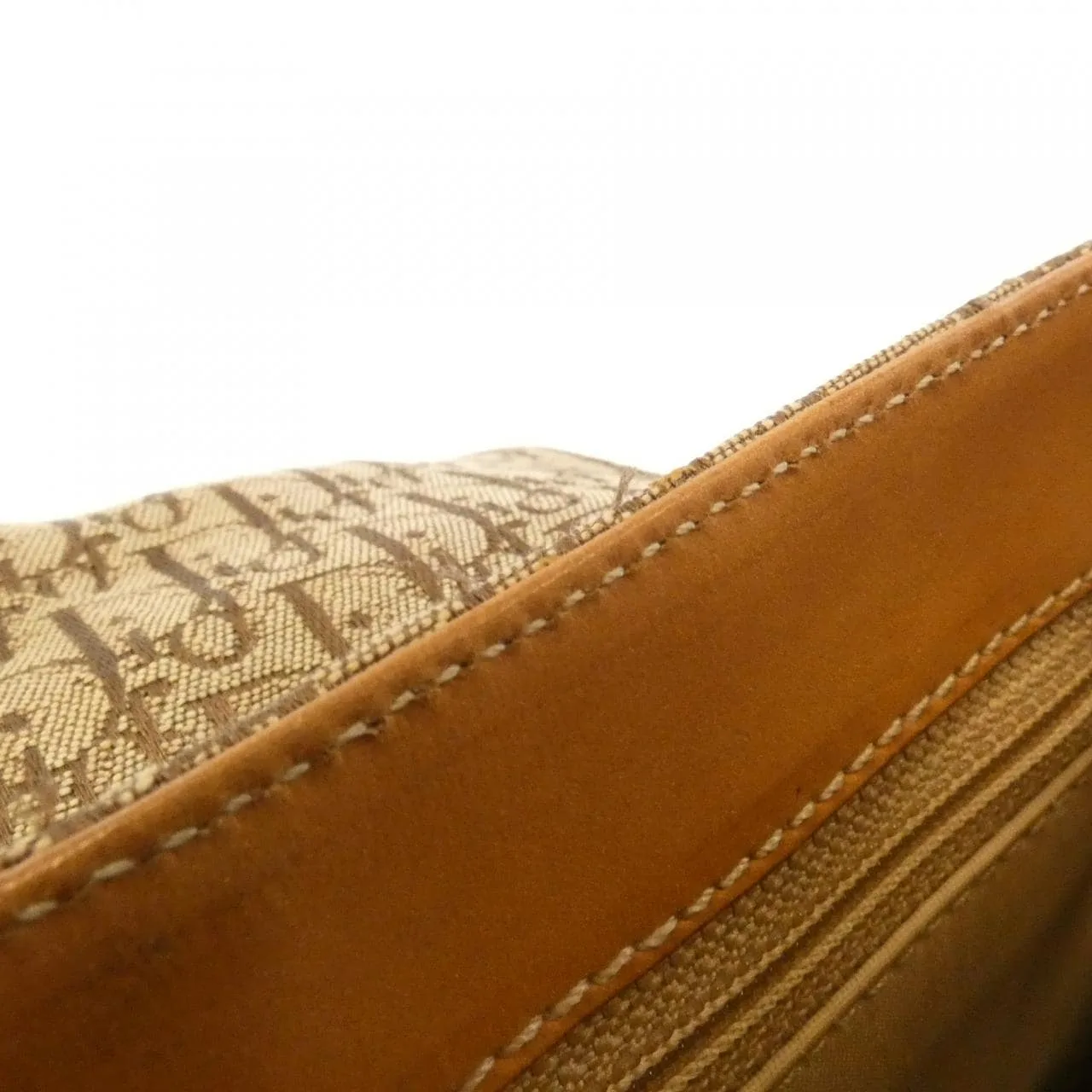 DIOR Shoulder Canvas 米色 帆布 中古品B - 縮圖 9