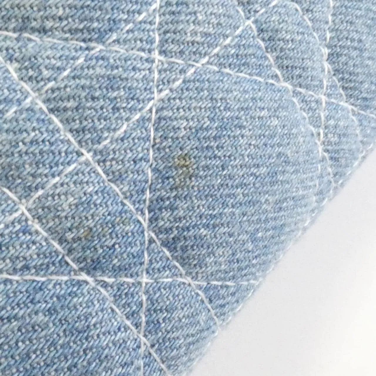 DIOR Lady Dior CAJ44561 Handbag Canvas 藍色 帆布 中古品B - 縮圖 6