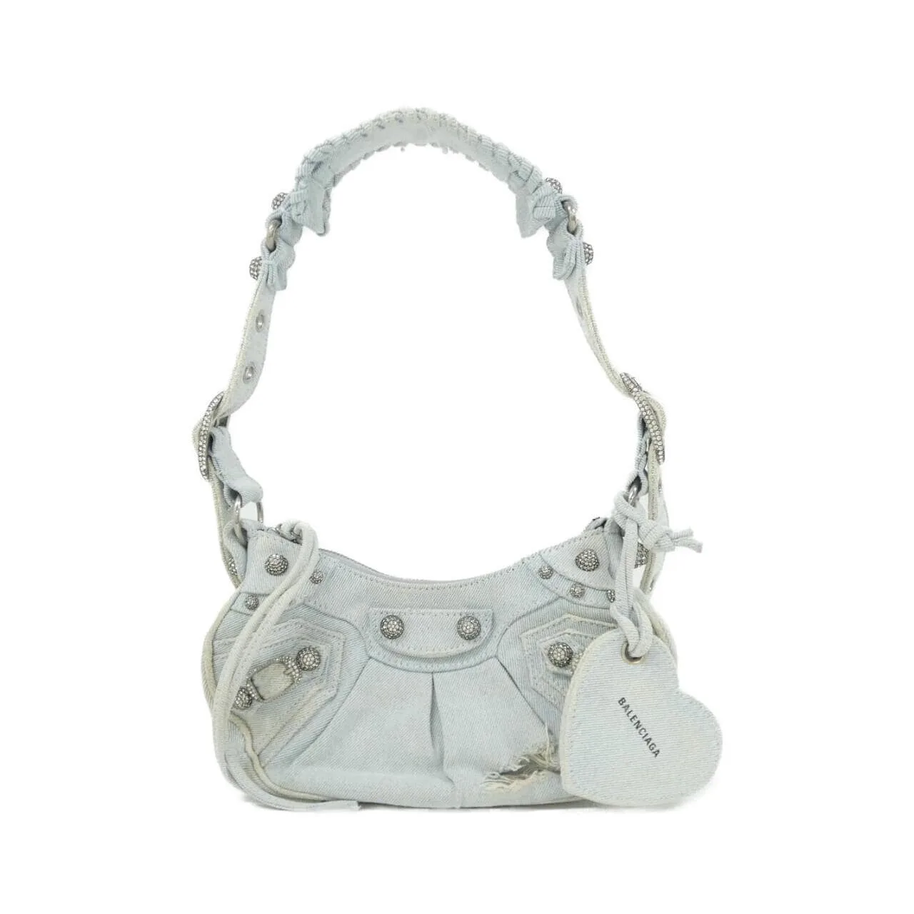 BALENCIAGA Le Cagole 671309 2AABV 肩背包 牛仔布