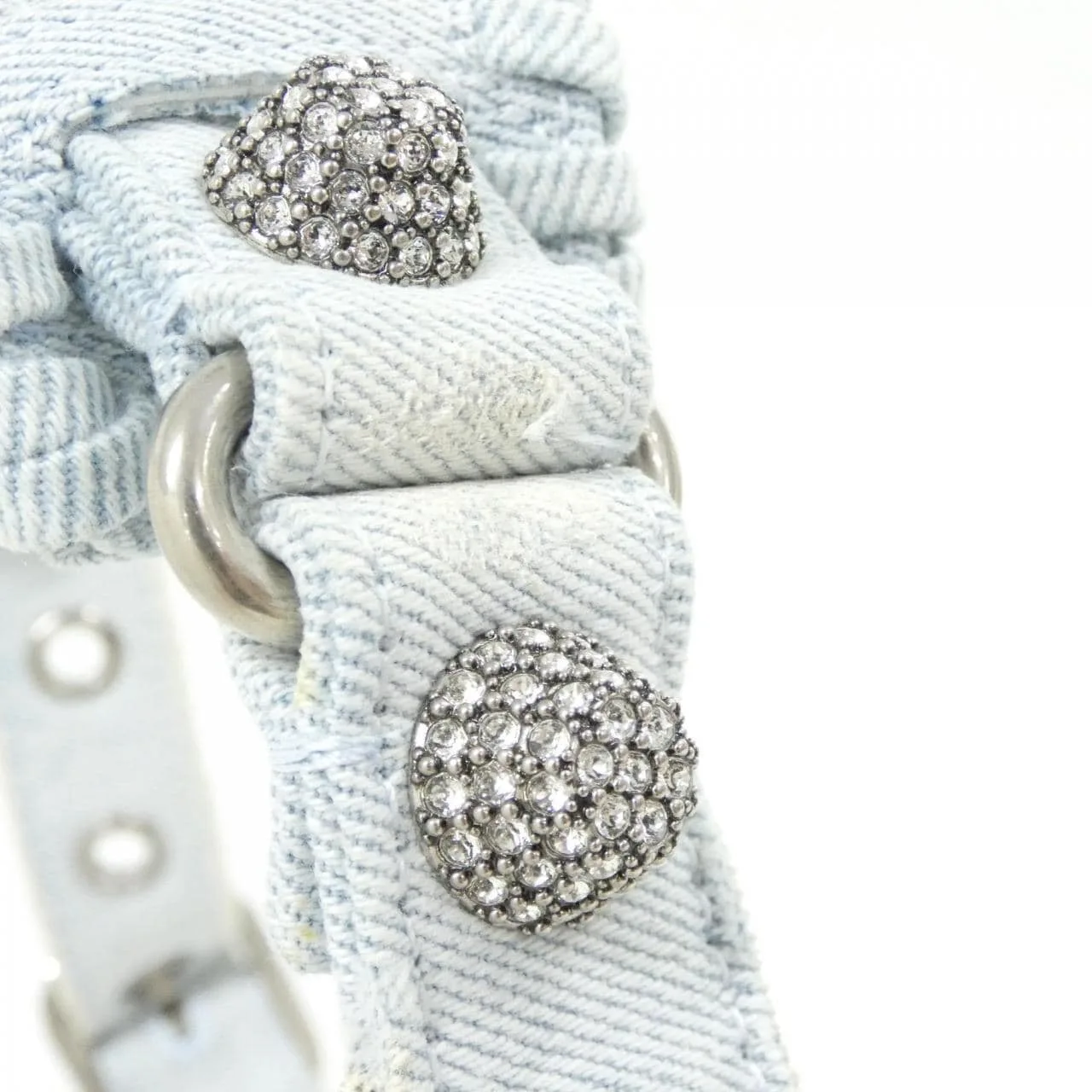 BALENCIAGA Le Cagole 671309 2AABV 肩背包 牛仔布 黑色 牛仔布 中古品A - 縮圖 7