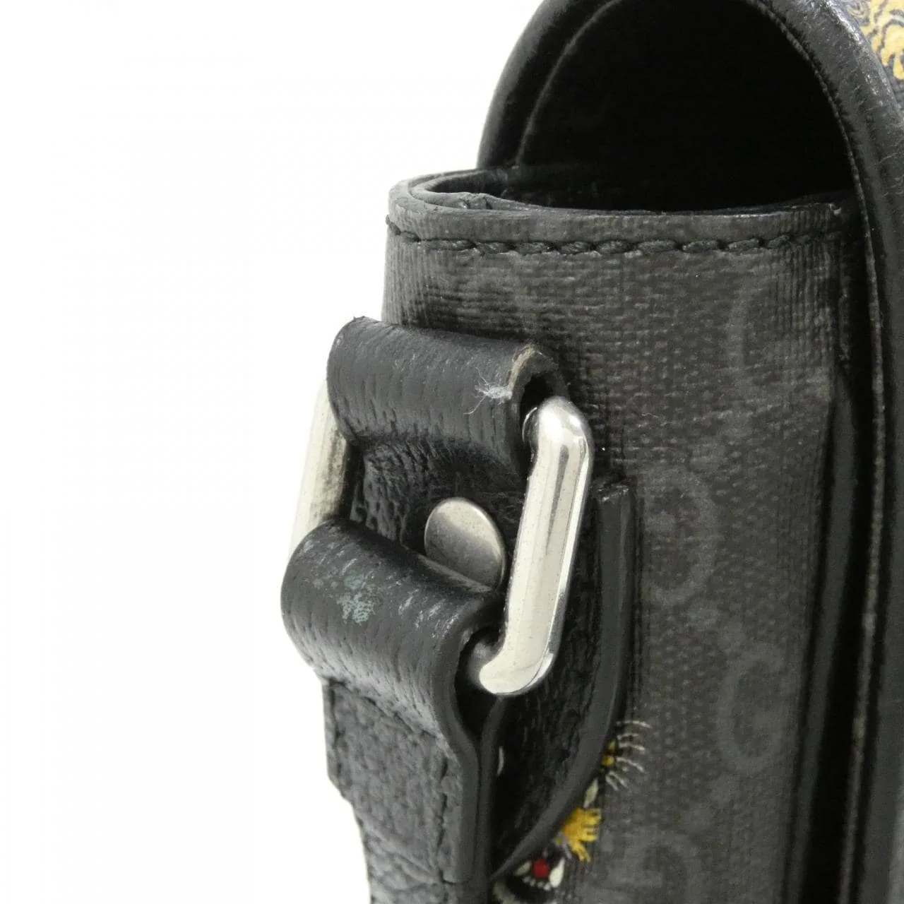 GUCCI 658542 UXVAF Shoulder Canvas Black Canvas Rank A - Thumbnail 6