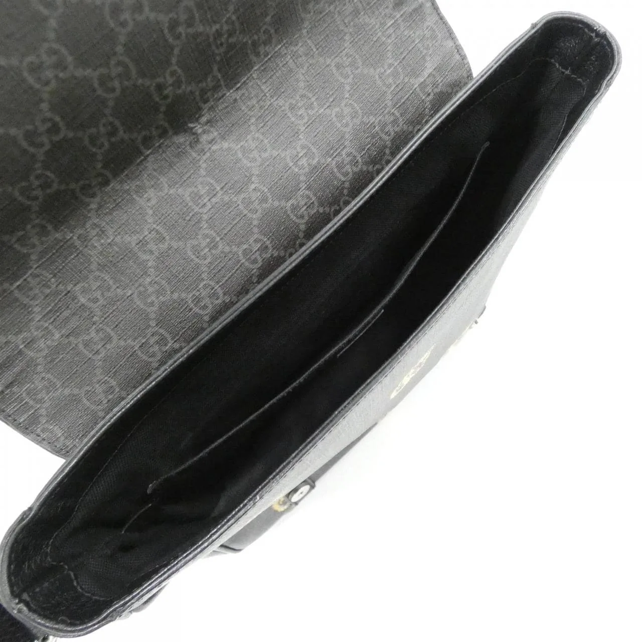 GUCCI 658542 UXVAF Shoulder Canvas Black Canvas Rank A - Thumbnail 9