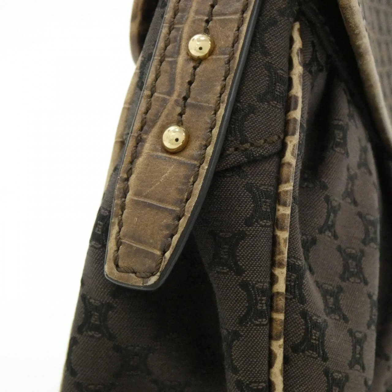 CELINE Shoulder Canvas Black Canvas Rank A - Thumbnail 6