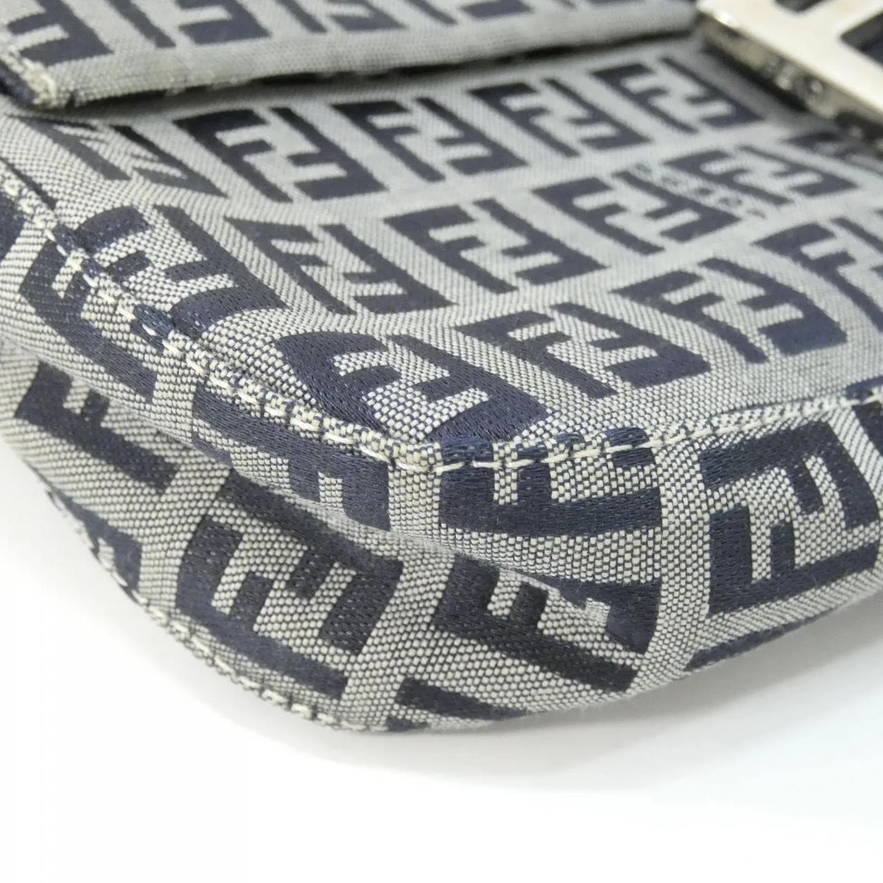 FENDI Baguette 26424 Shoulder Canvas Navy Canvas Rank A - Thumbnail 3