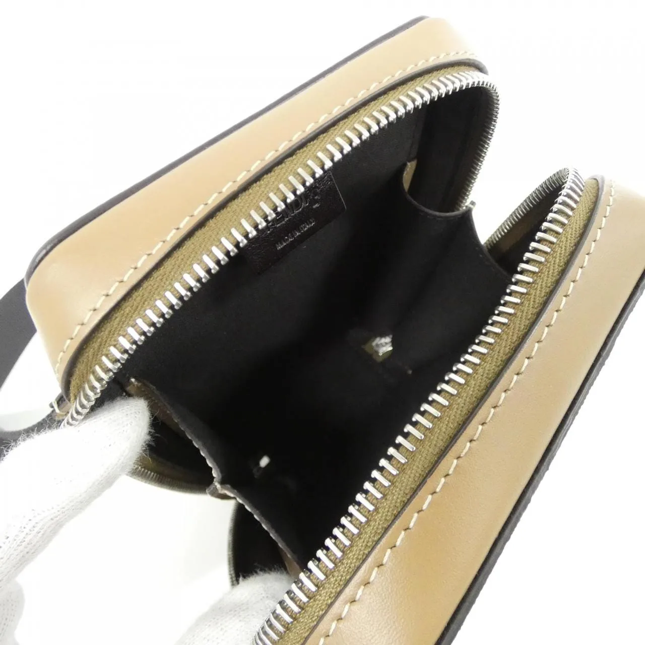 FENDI 7AS239 AFF2 Shoulder Canvas Black Canvas Rank A - Thumbnail 9