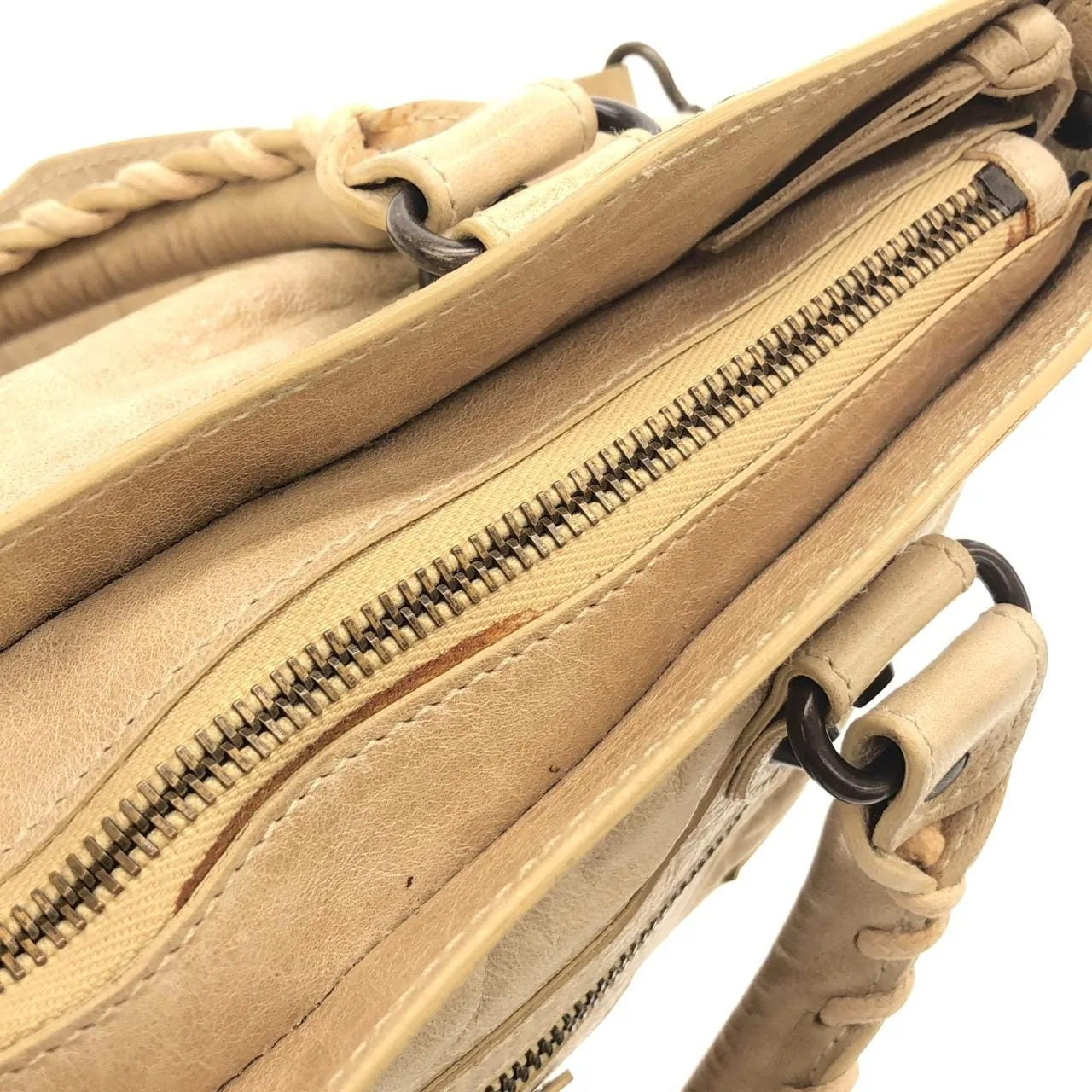 BALENCIAGA 103208 D94JT Handbag Lambskin Black Lambskin Rank B - Thumbnail 5