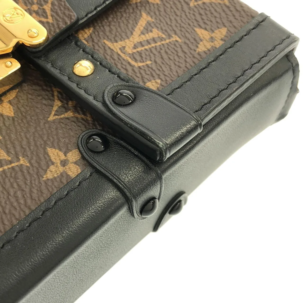 LOUIS VUITTON Pochette M63913 肩背包 Monogram 黑色 Monogram 中古品A - 縮圖 4