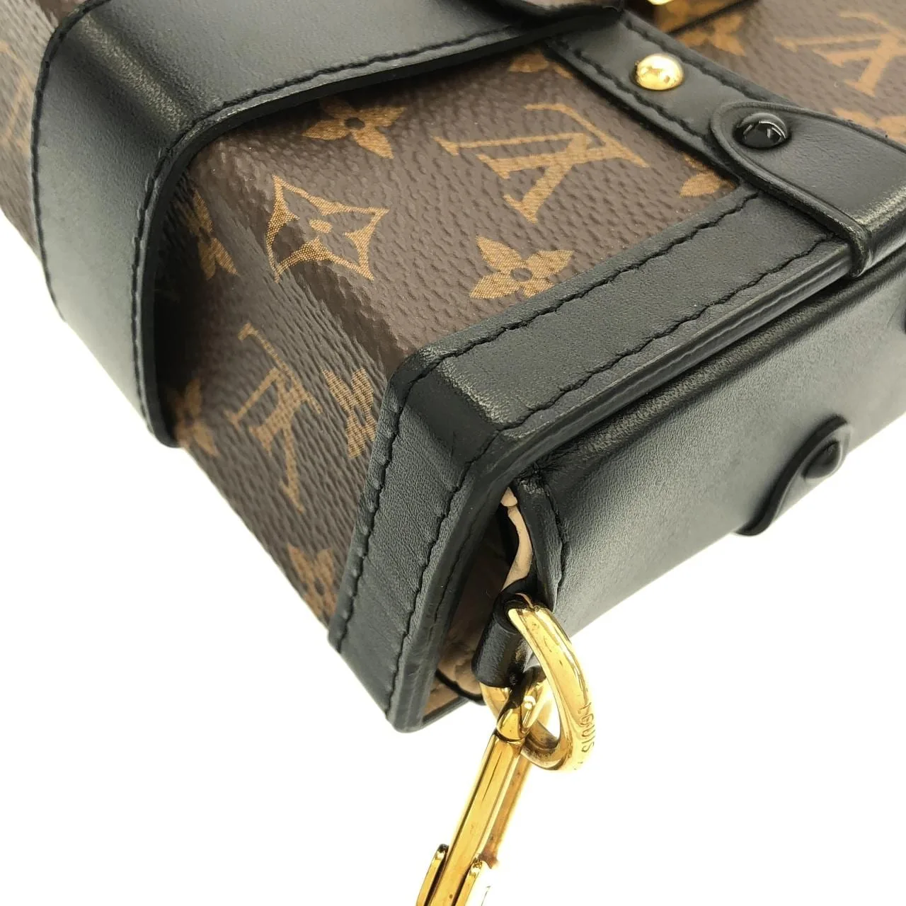 LOUIS VUITTON Pochette M63913 肩背包 Monogram 黑色 Monogram 中古品A - 縮圖 5
