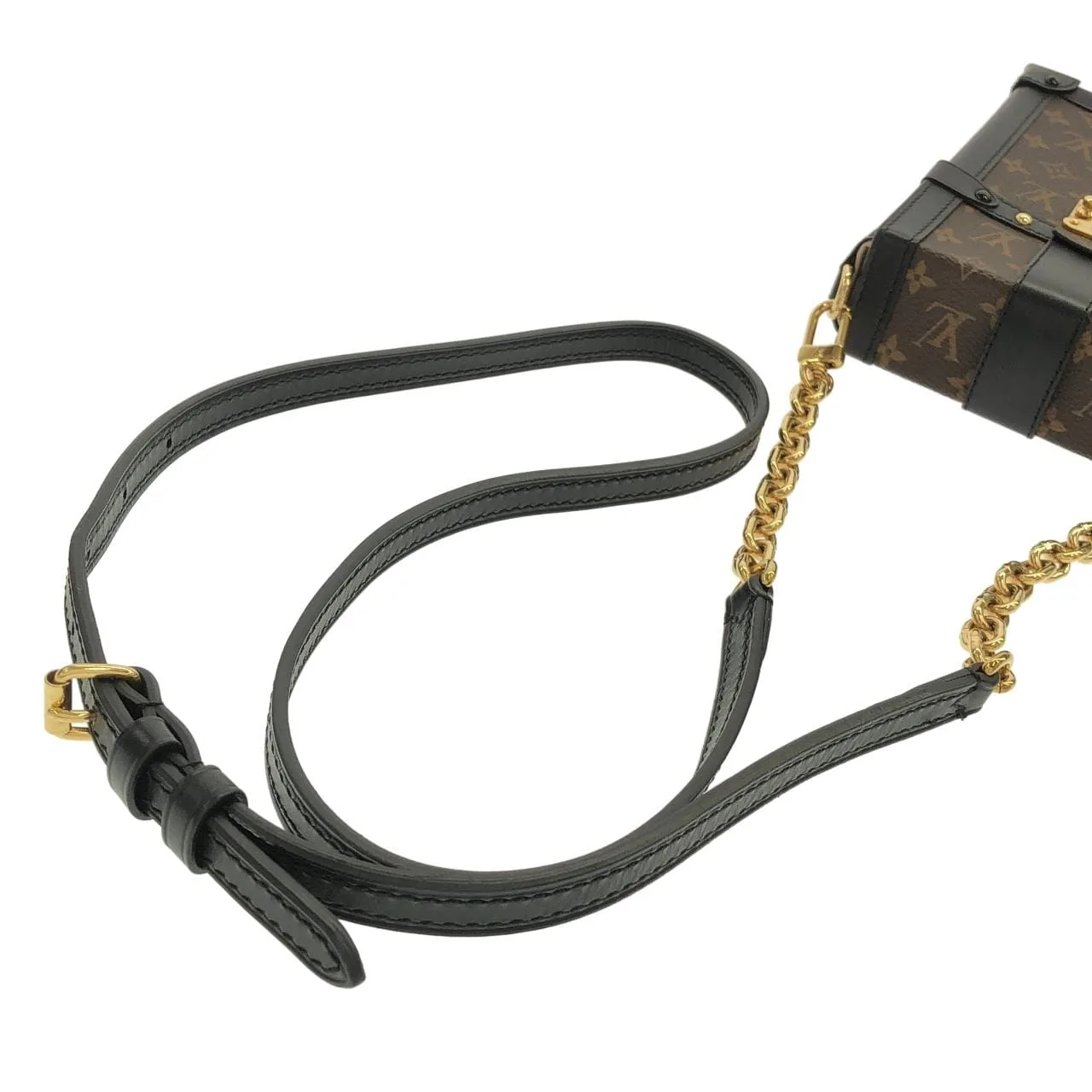 LOUIS VUITTON Pochette M63913 肩背包 Monogram 黑色 Monogram 中古品A - 縮圖 8