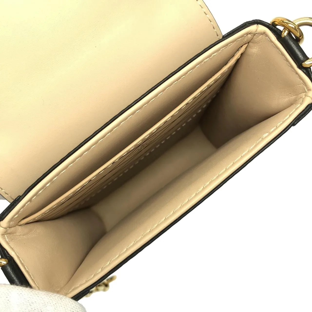 LOUIS VUITTON Pochette M63913 肩背包 Monogram 黑色 Monogram 中古品A - 縮圖 9