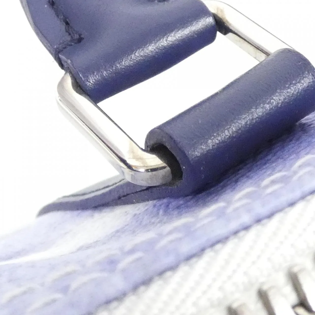 LOUIS VUITTON Keepall M45761 Boston Monogram 藍色 Monogram 中古品A - 縮圖 4