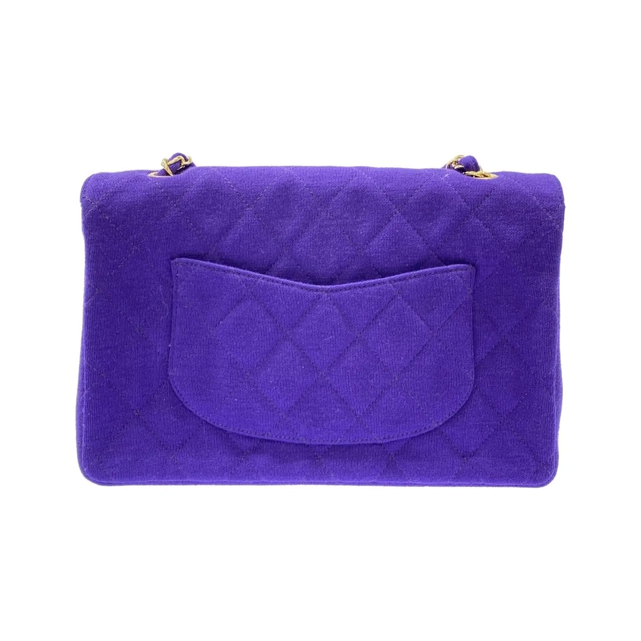 CHANEL Shoulder Canvas Purple Canvas Rank A - Thumbnail 2