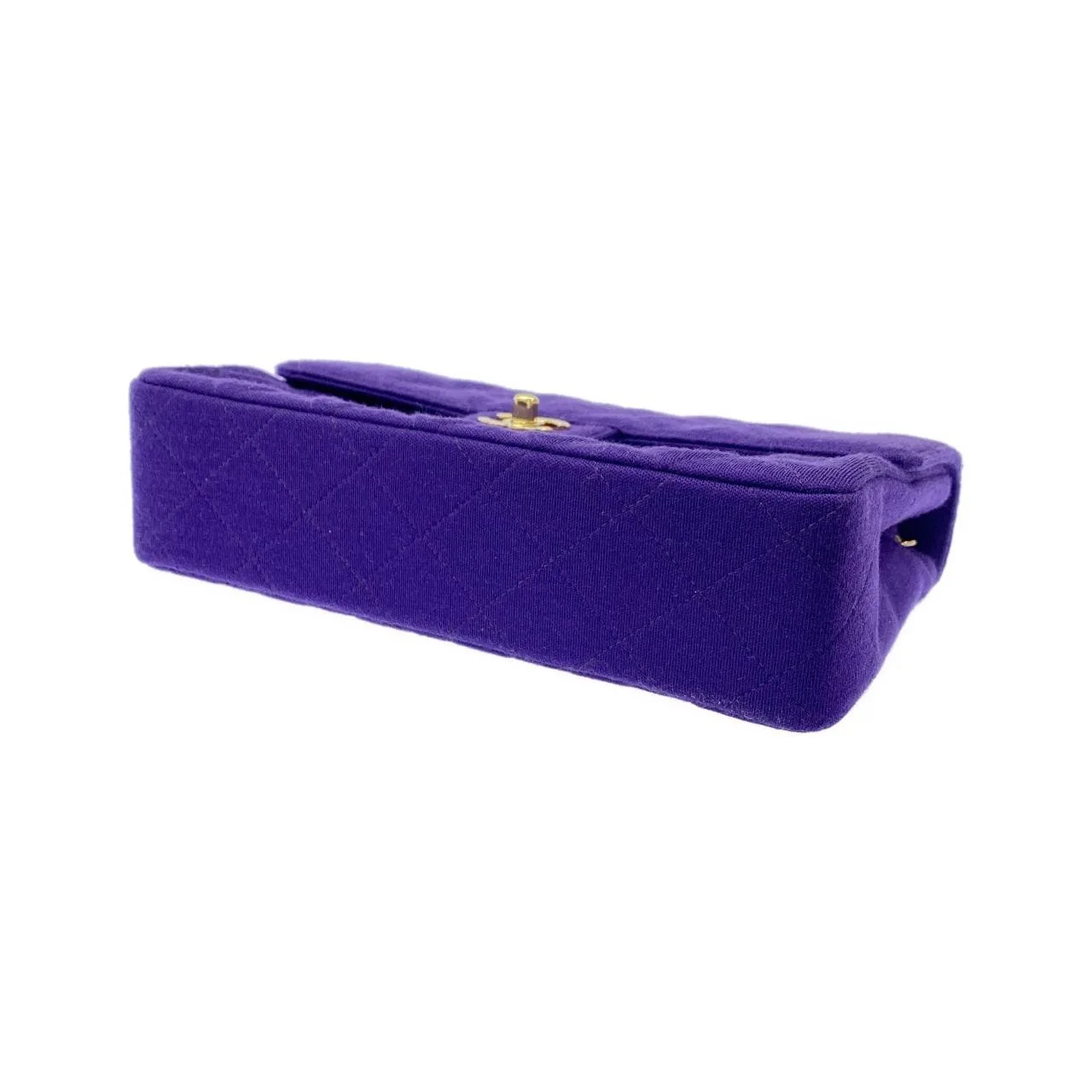 CHANEL Shoulder Canvas Purple Canvas Rank A - Thumbnail 3