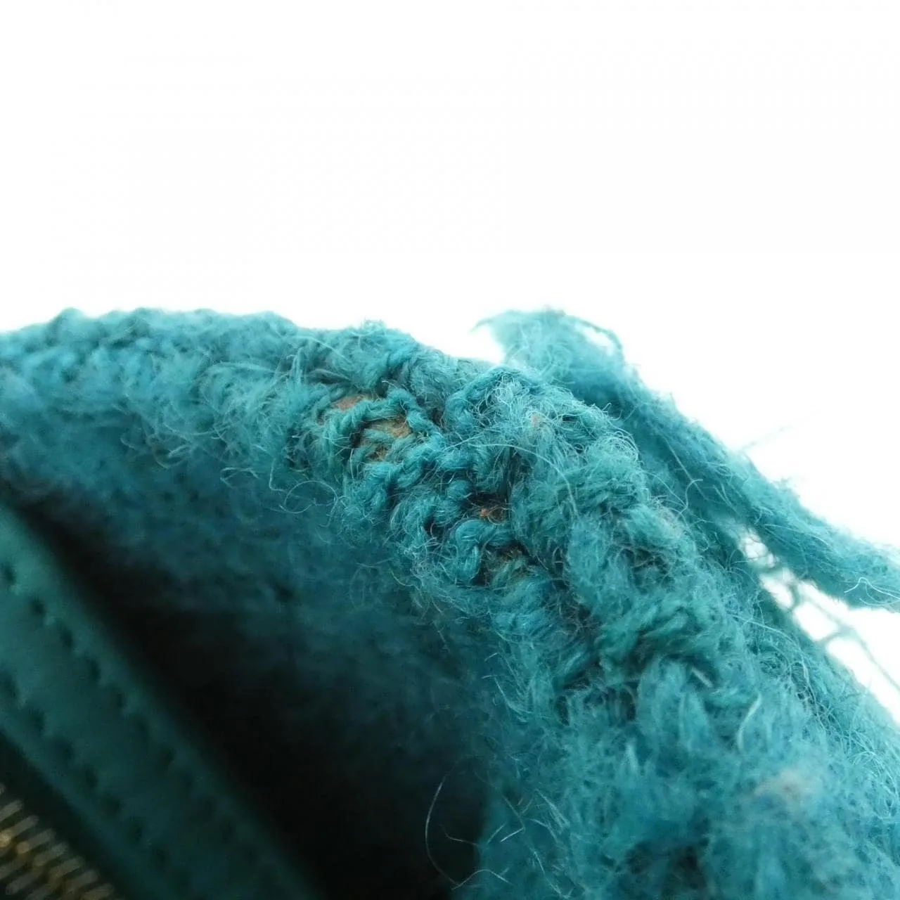 CHANEL AS0976 Handbag Tweed Green Tweed Rank A - Thumbnail 4