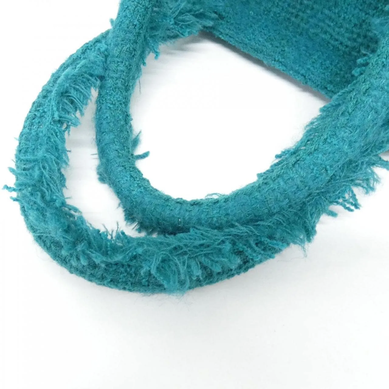 CHANEL AS0976 Handbag Tweed Green Tweed Rank A - Thumbnail 7