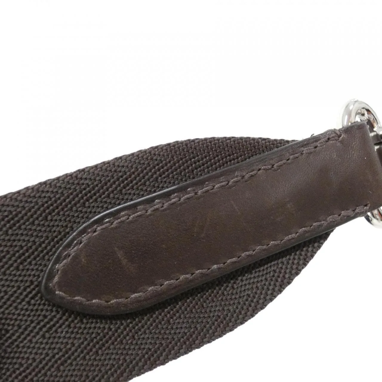 HERMES 068312CK Handbag Canvas Navy Canvas Rank A - Thumbnail 6