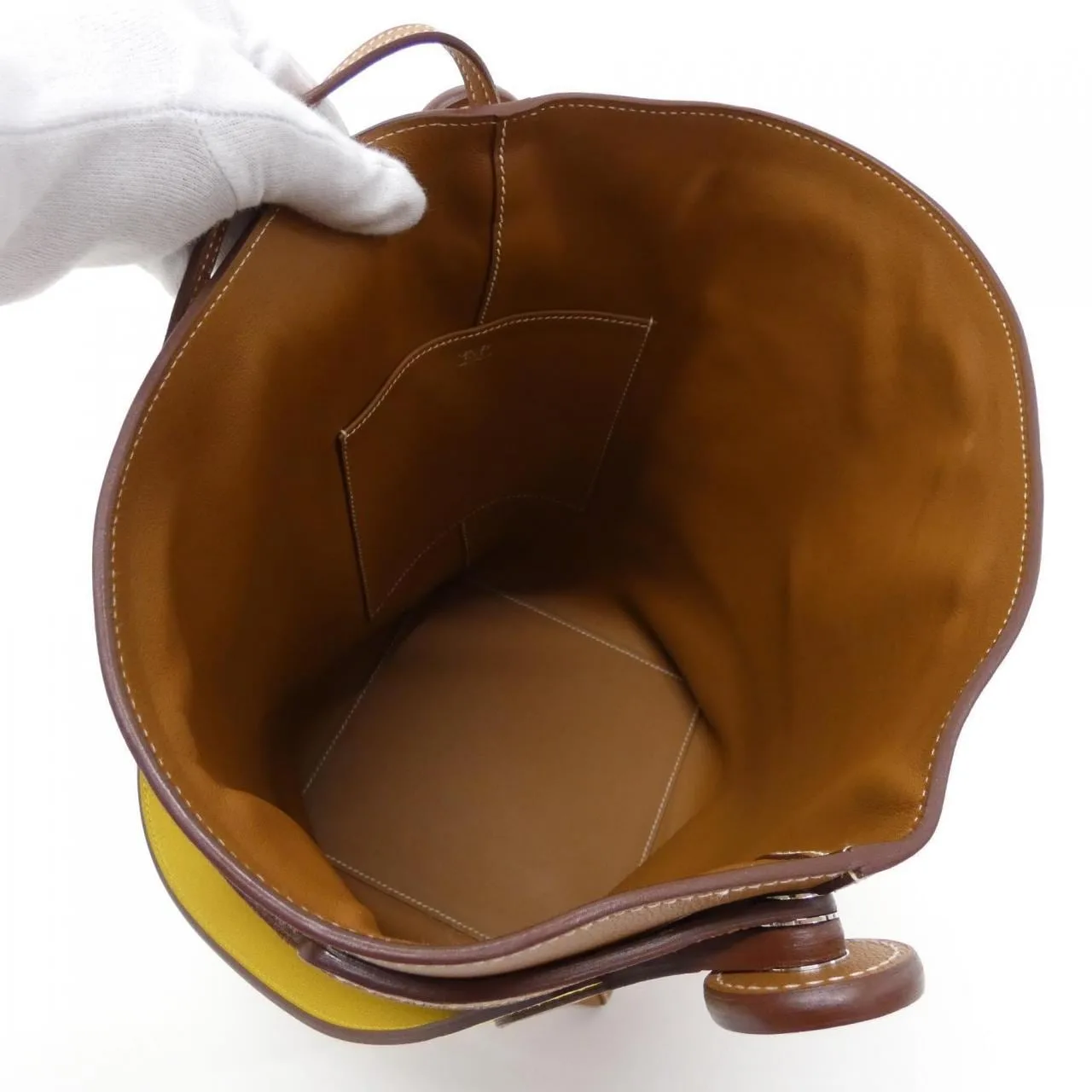 HERMES 075144CK Shoulder 金色 中古品A - 縮圖 7