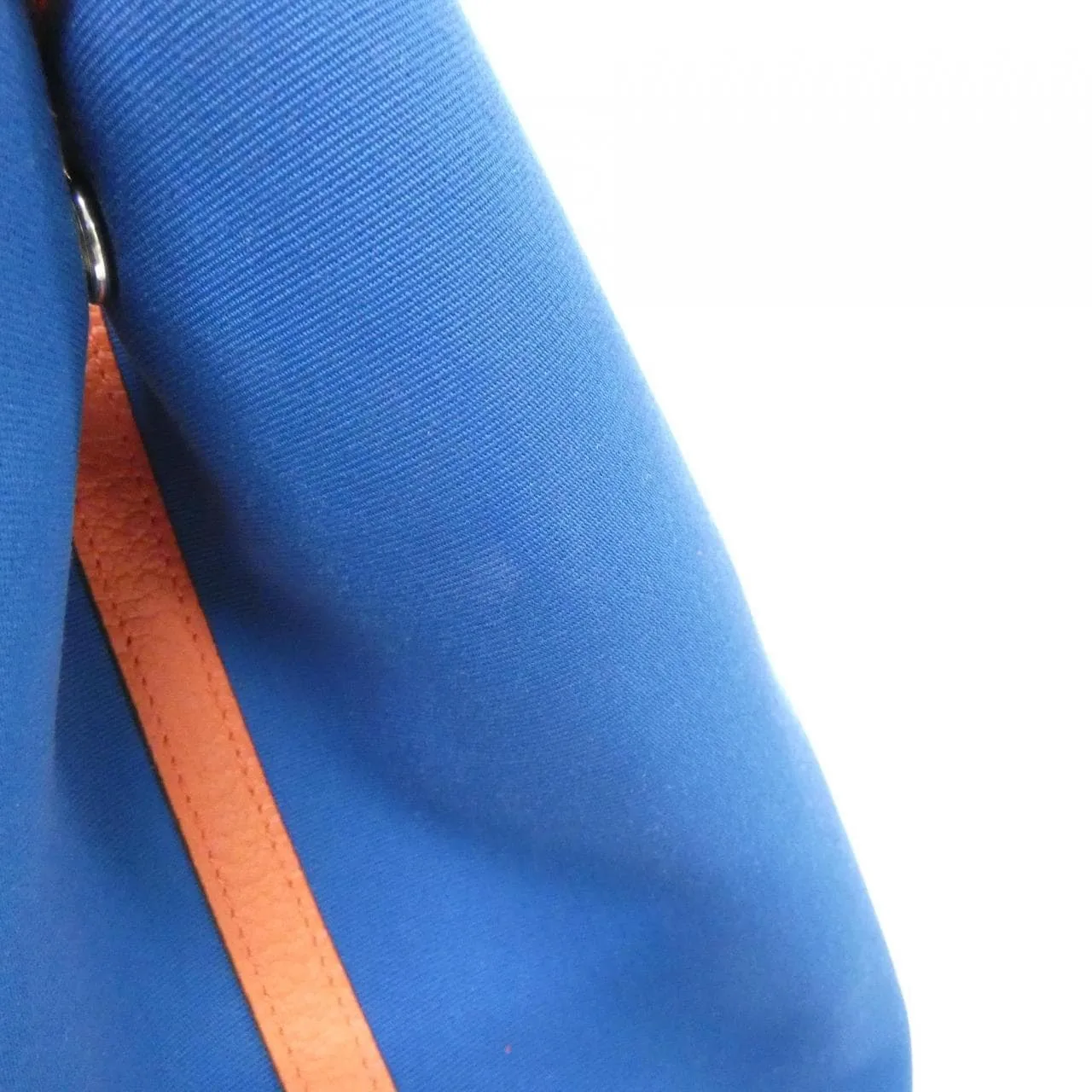 HERMES Garden Party 065867CK Tote Blue Rank A - Thumbnail 3