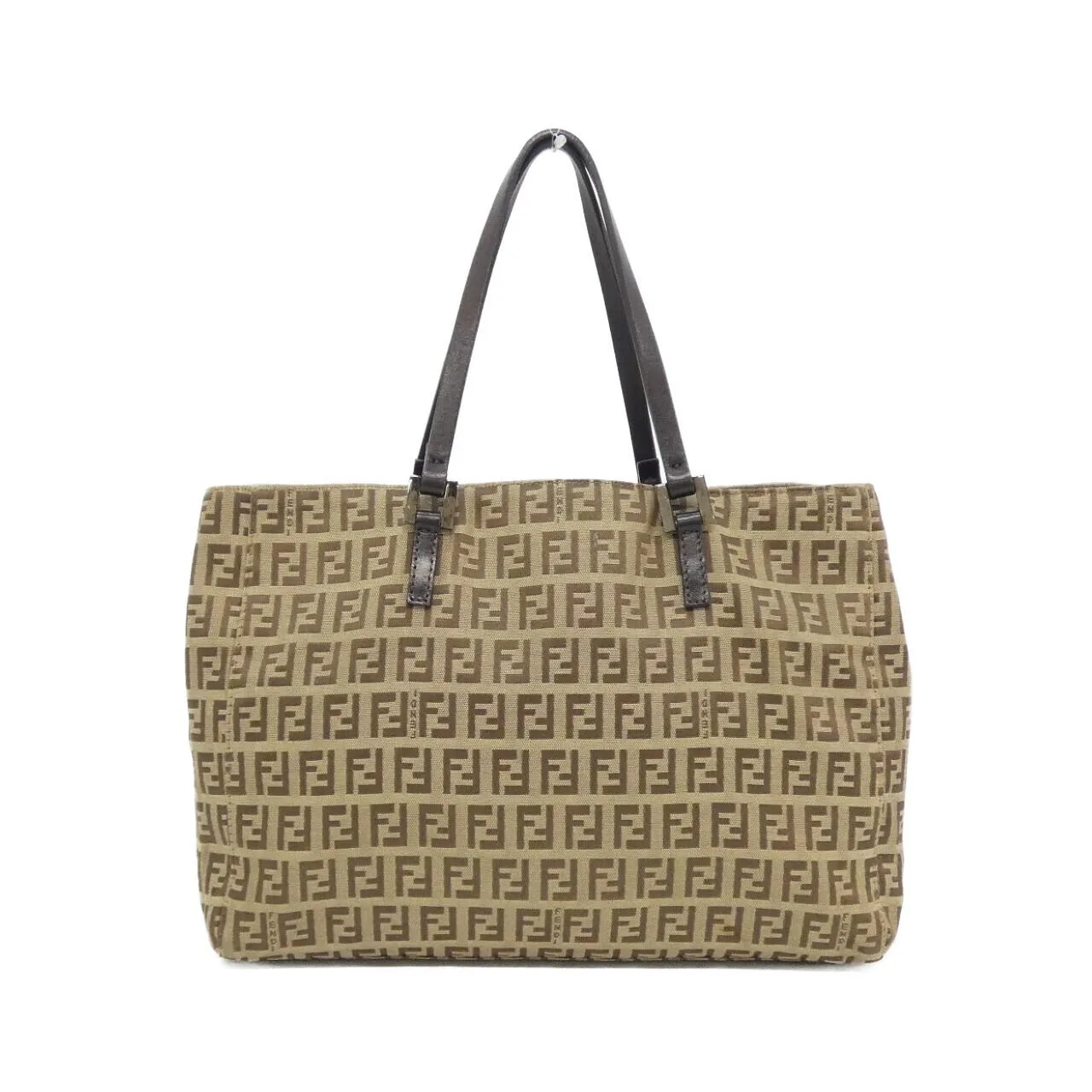 FENDI Sunshine Shopper 8BH018 Handbag Canvas Beige