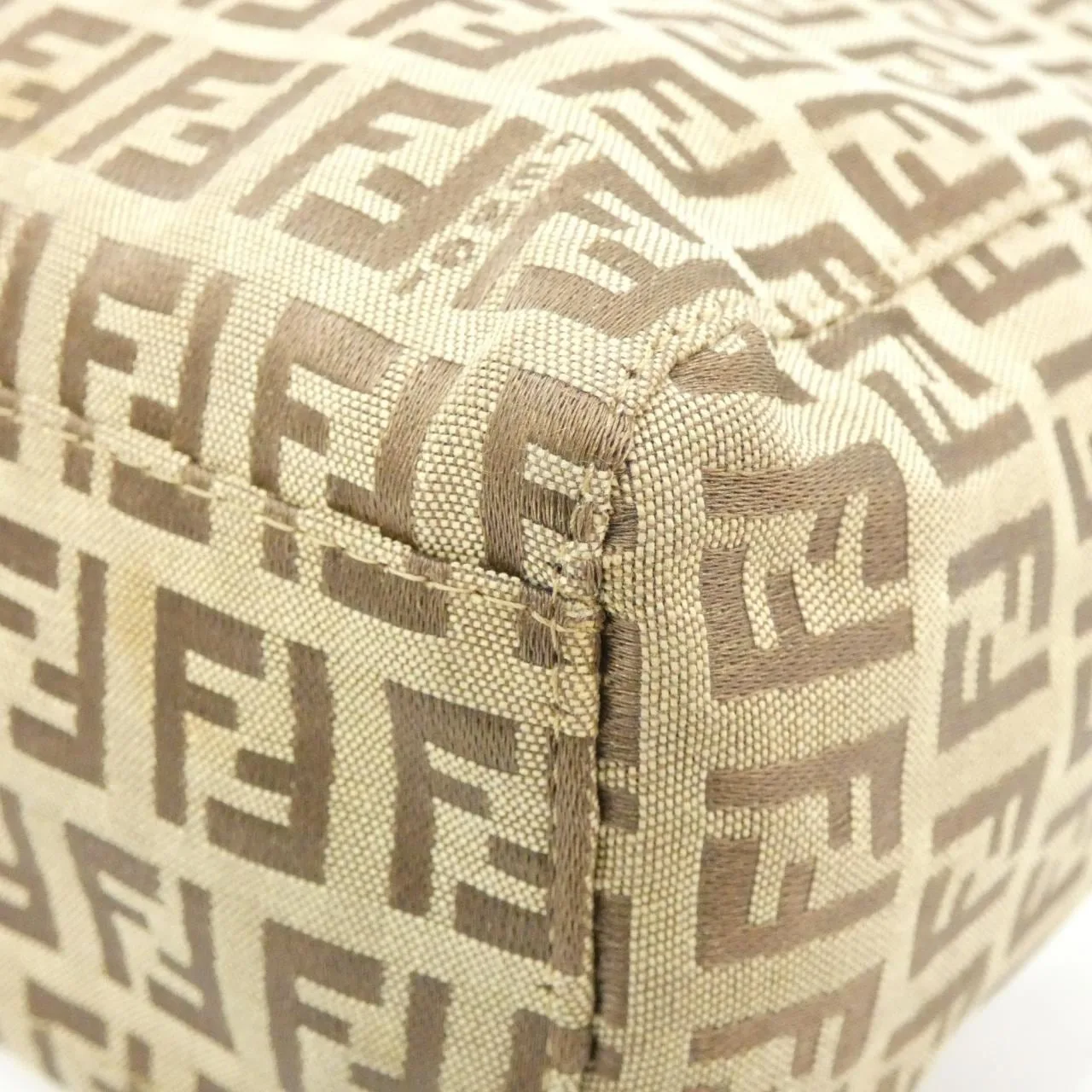 FENDI Sunshine Shopper 8BH018 Handbag Canvas Beige Canvas Rank A - Thumbnail 2