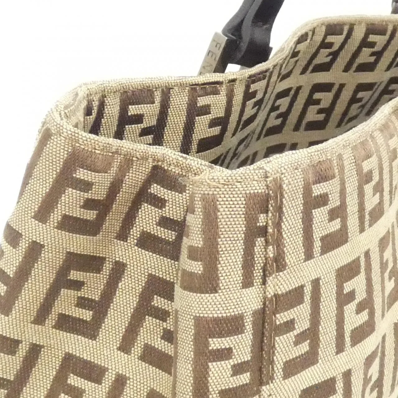 FENDI Sunshine Shopper 8BH018 Handbag Canvas Beige Canvas Rank A - Thumbnail 3
