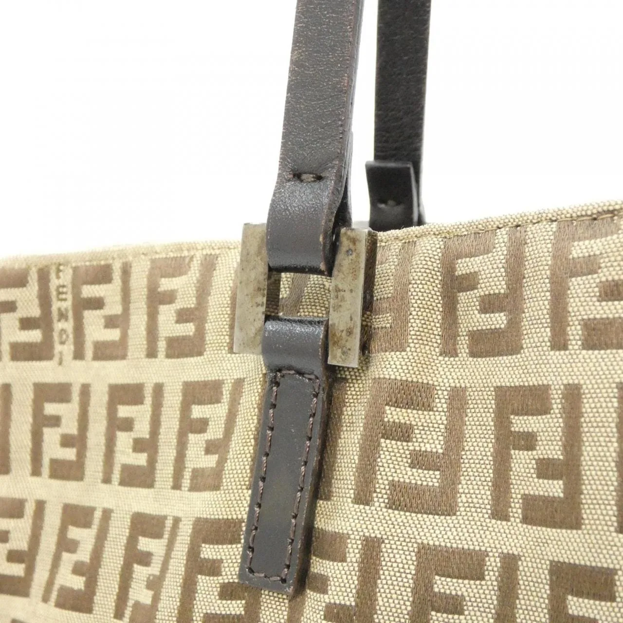 FENDI Sunshine Shopper 8BH018 Handbag Canvas Beige Canvas Rank A - Thumbnail 7
