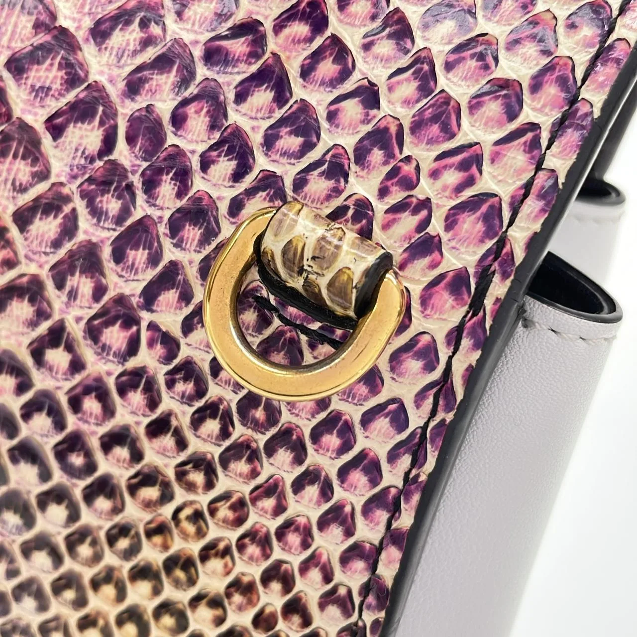 LOUIS VUITTON N97351 手提包 皮革 黑色 皮革 中古品A - 縮圖 6