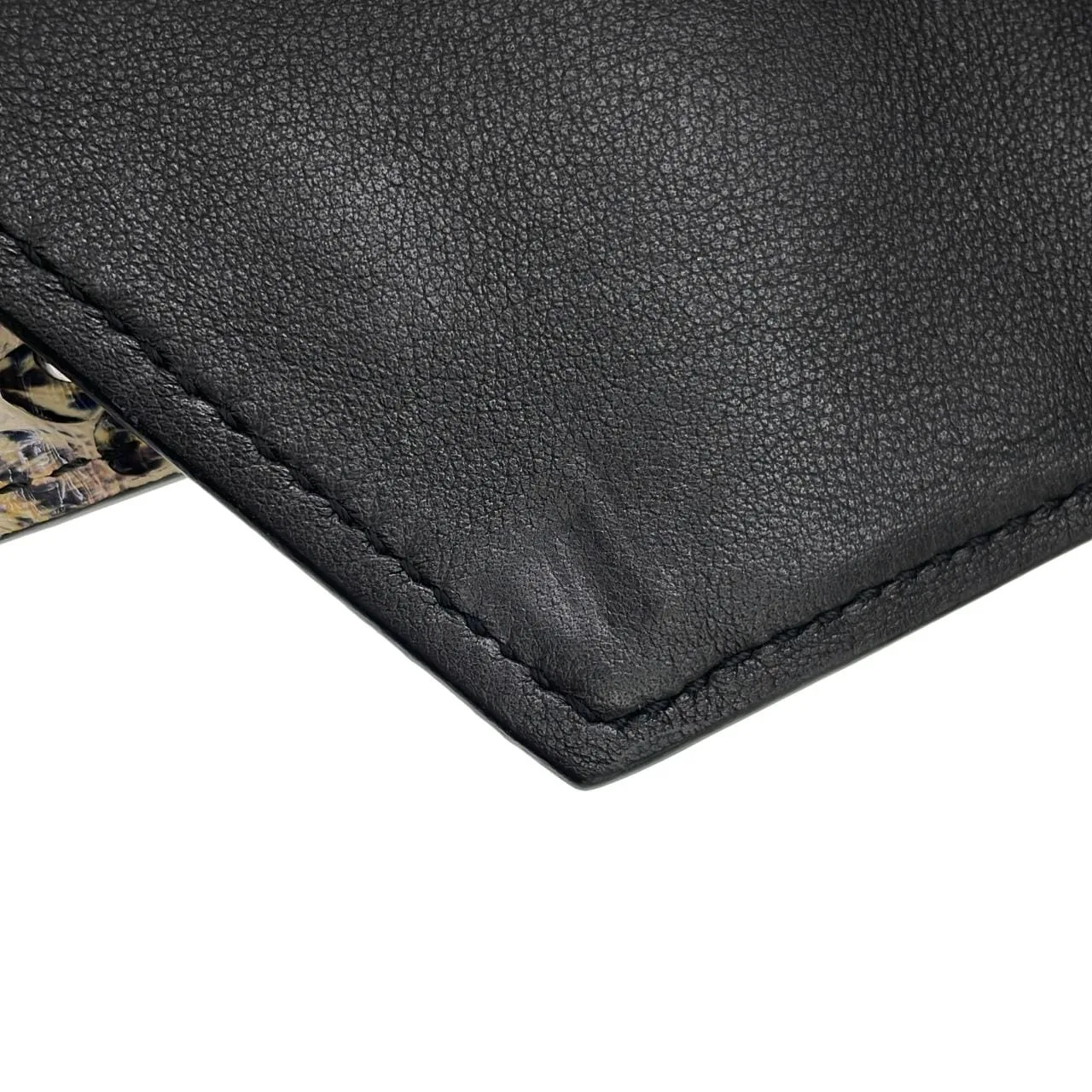 LOUIS VUITTON N97351 手提包 皮革 黑色 皮革 中古品A - 縮圖 9