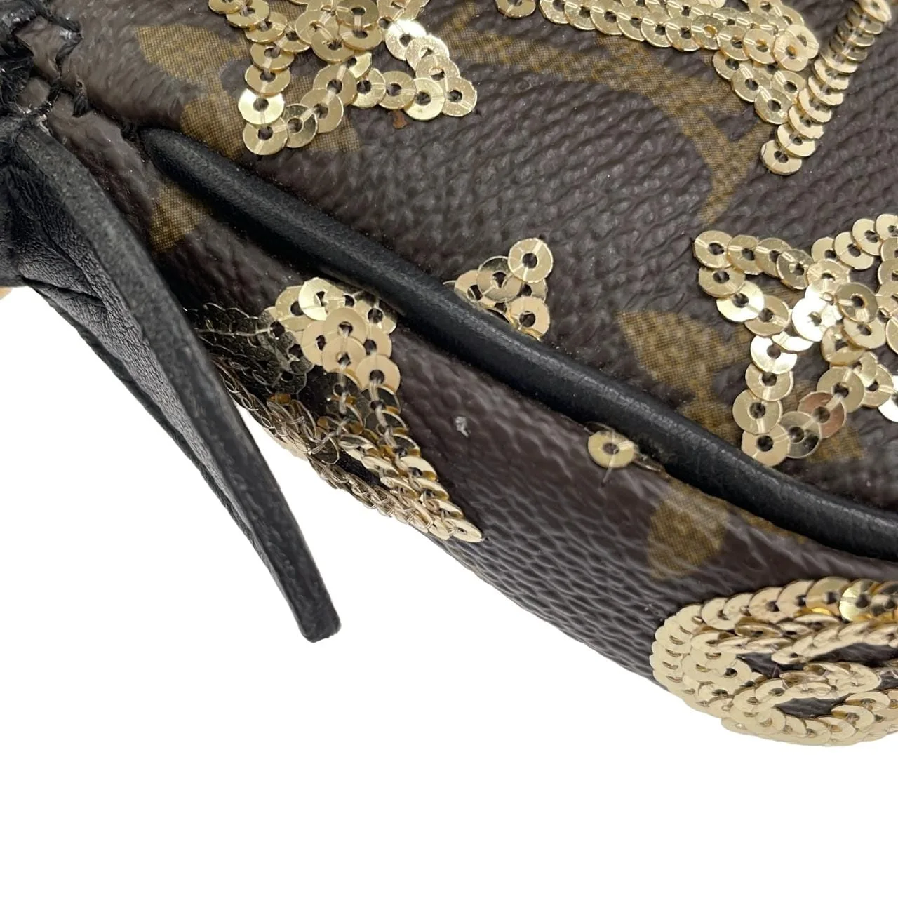 LOUIS VUITTON Pochette M60125 Pochette Monogram Gold Monogram Rank A - Thumbnail 4