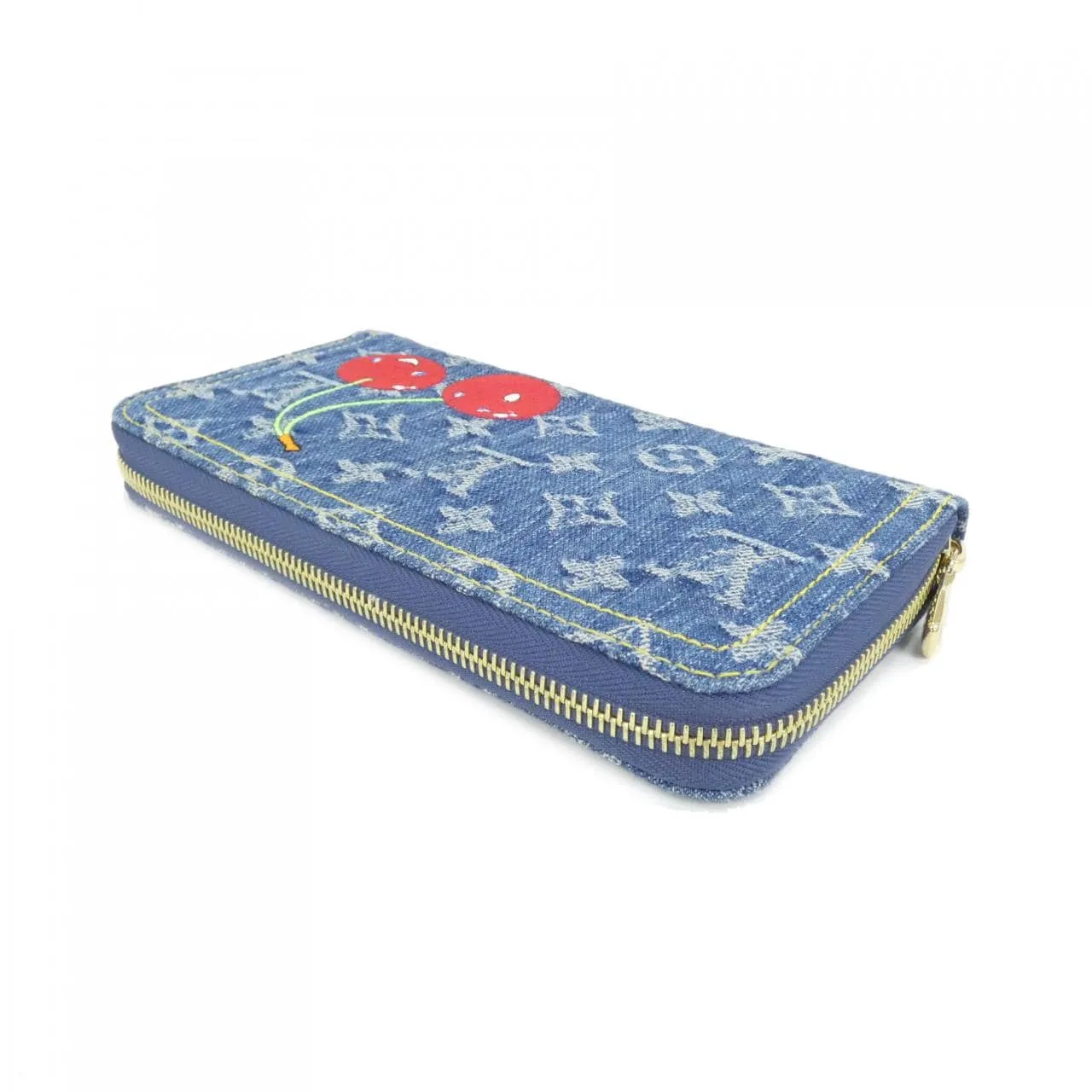 LOUIS VUITTON M23161 Wallet Monogram Blue Monogram Rank A - Thumbnail 3