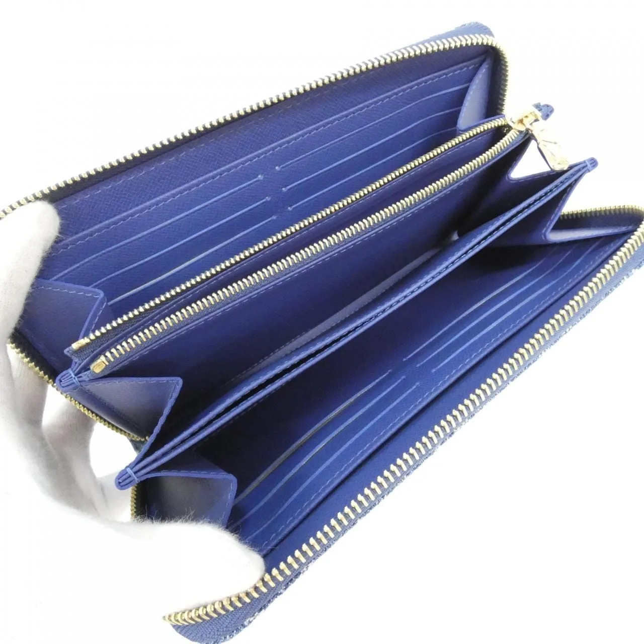 LOUIS VUITTON M23161 Wallet Monogram Blue Monogram Rank A - Thumbnail 6