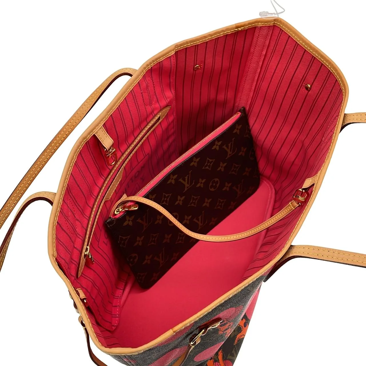 LOUIS VUITTON Neverfull M41603 托特包 Monogram 黑色 Monogram 中古品A - 縮圖 6