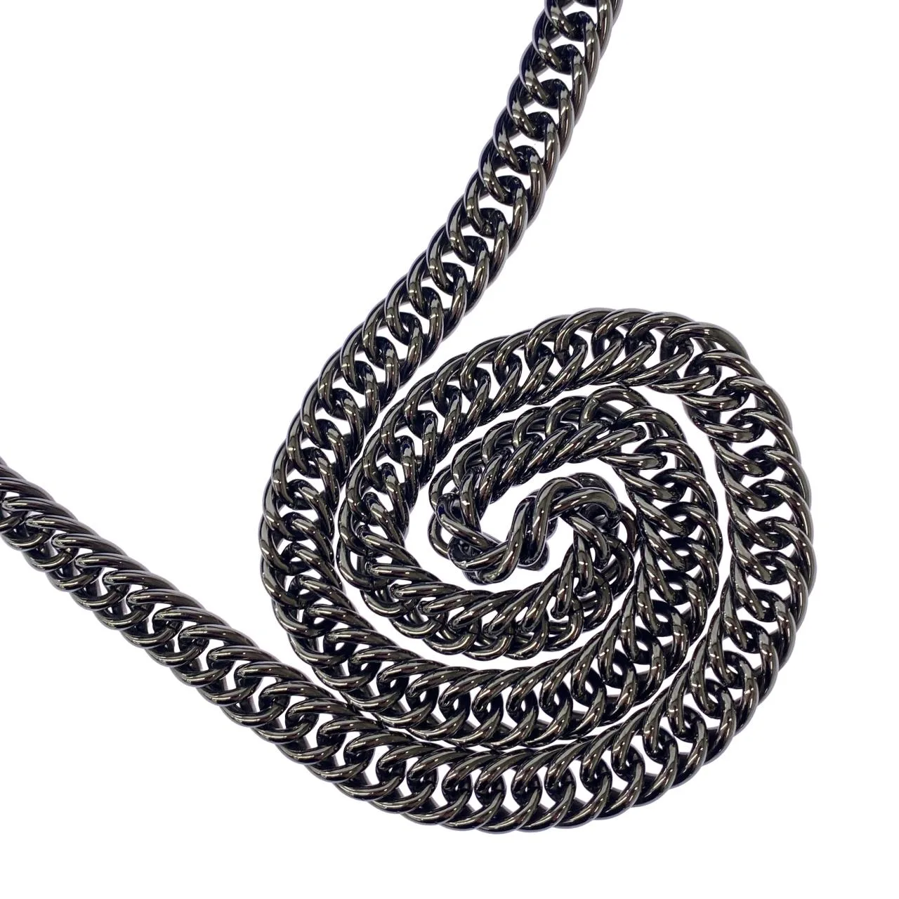 CHANEL 38445 Shoulder Satin Blue Satin Rank A - Thumbnail 5