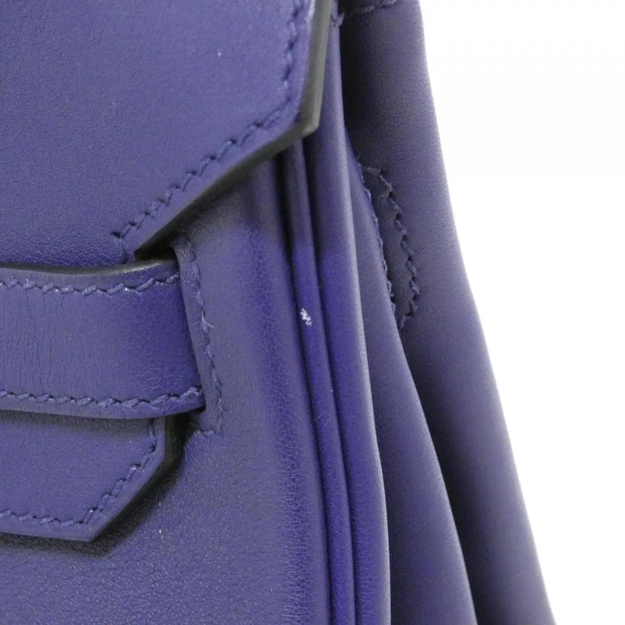 HERMES Birkin 077730CK Handbag Epsom Gold Epsom Leather Rank A - Thumbnail 4