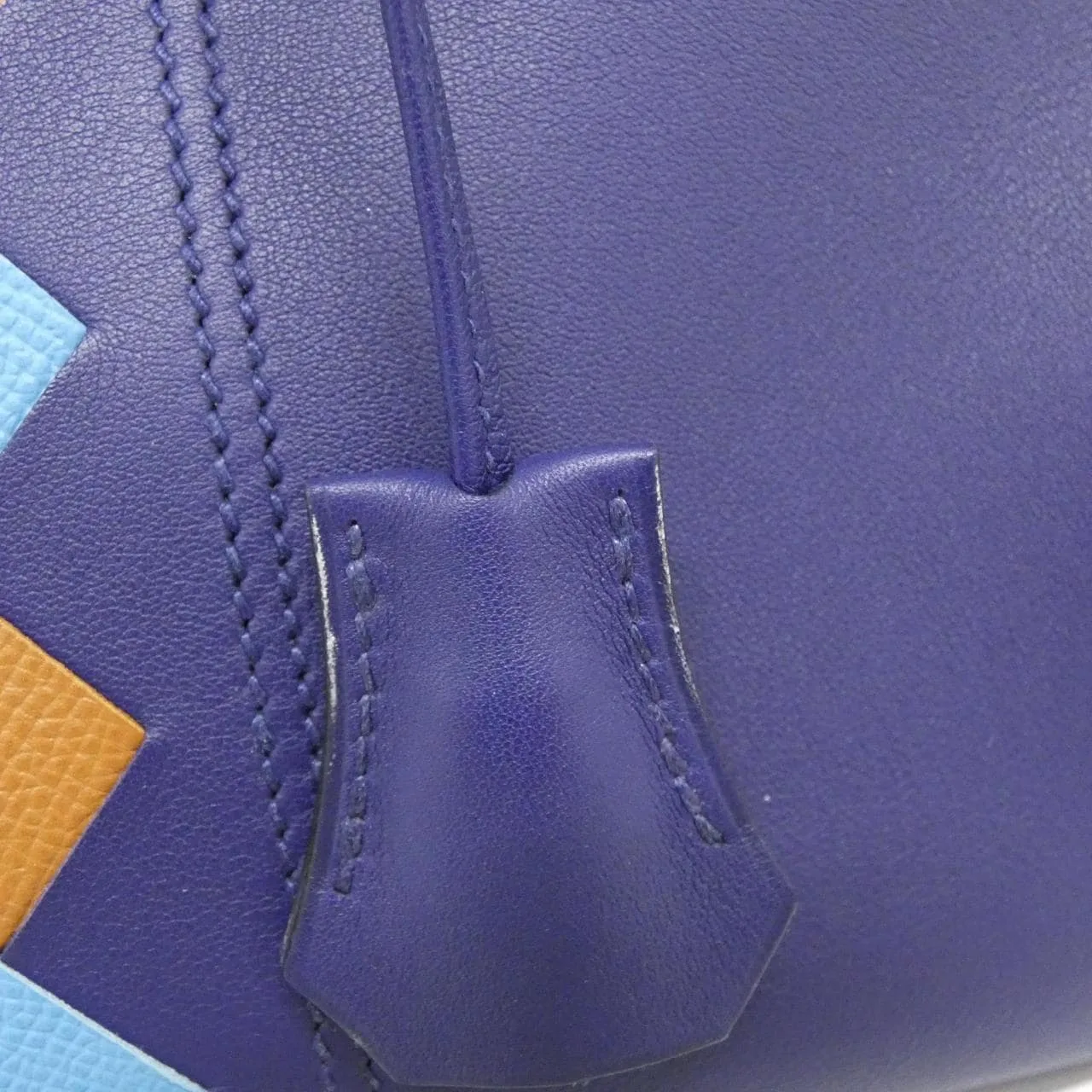 HERMES Birkin 077730CK Handbag Epsom Gold Epsom Leather Rank A - Thumbnail 5