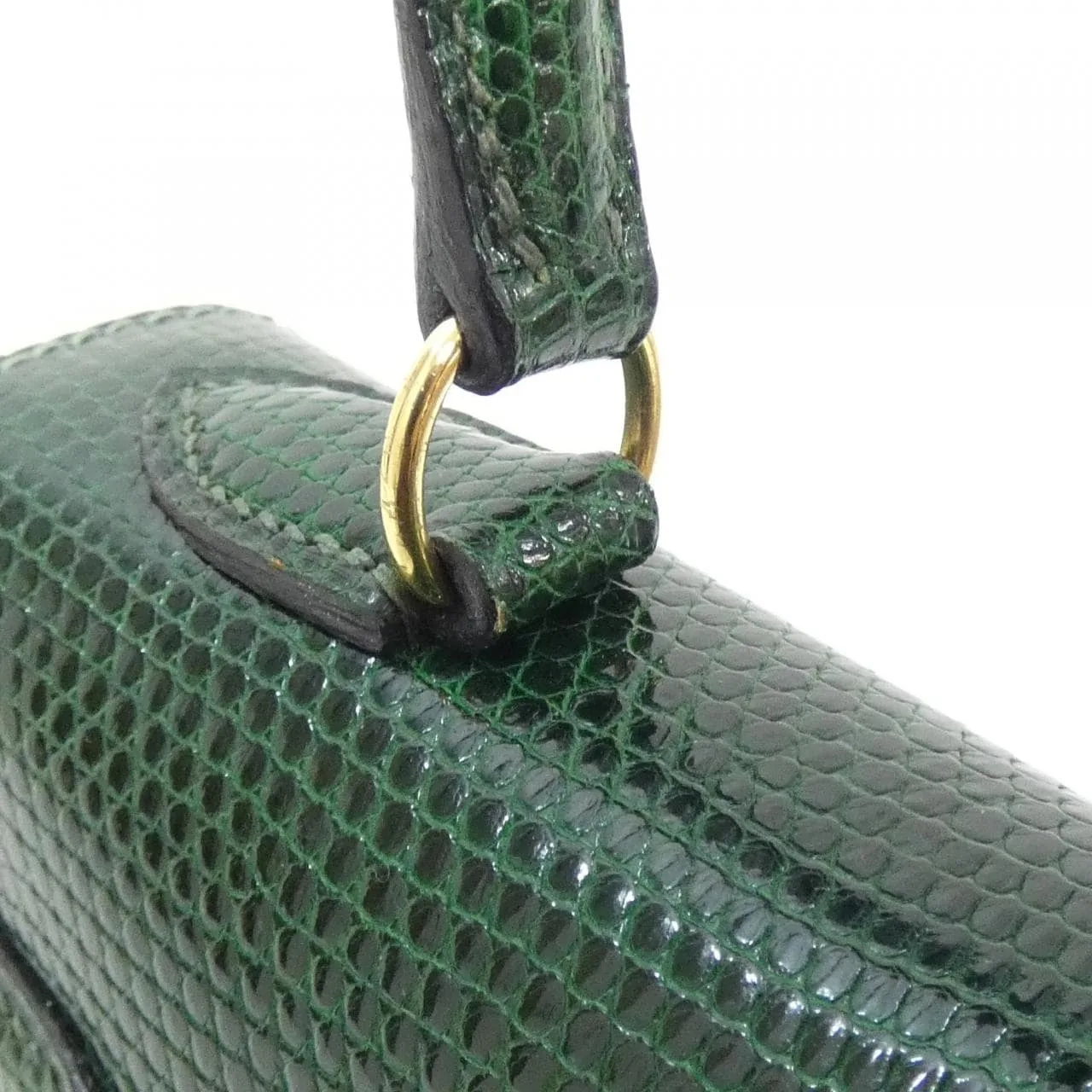 HERMES Kelly 011758CC Handbag Black Rank A - Thumbnail 5